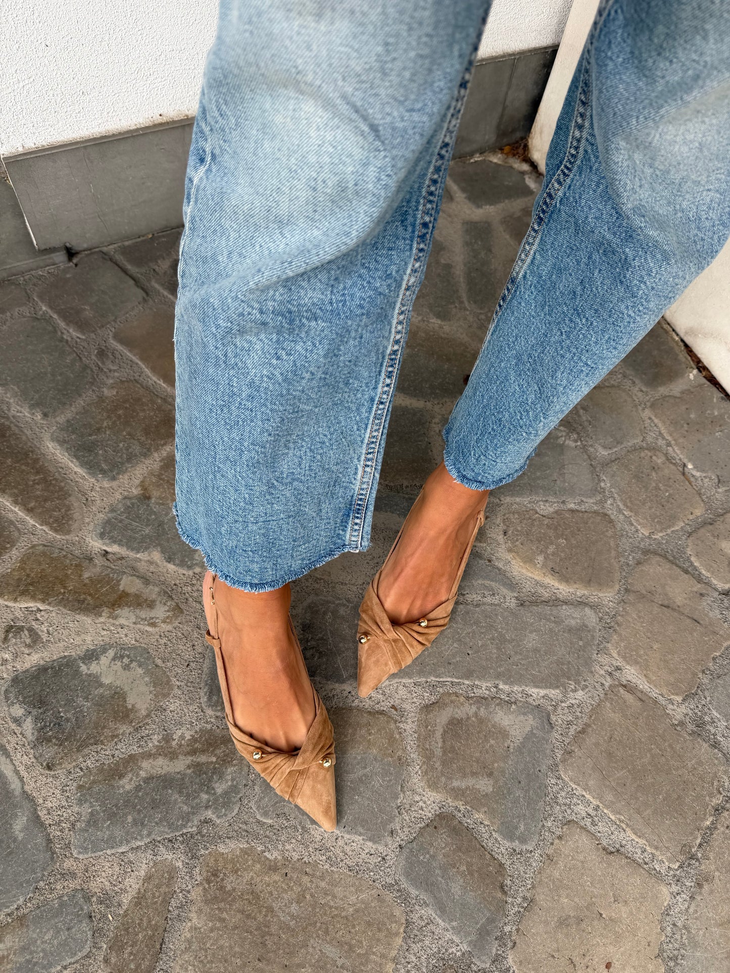 SLINGBACK GLOW CUOIO
