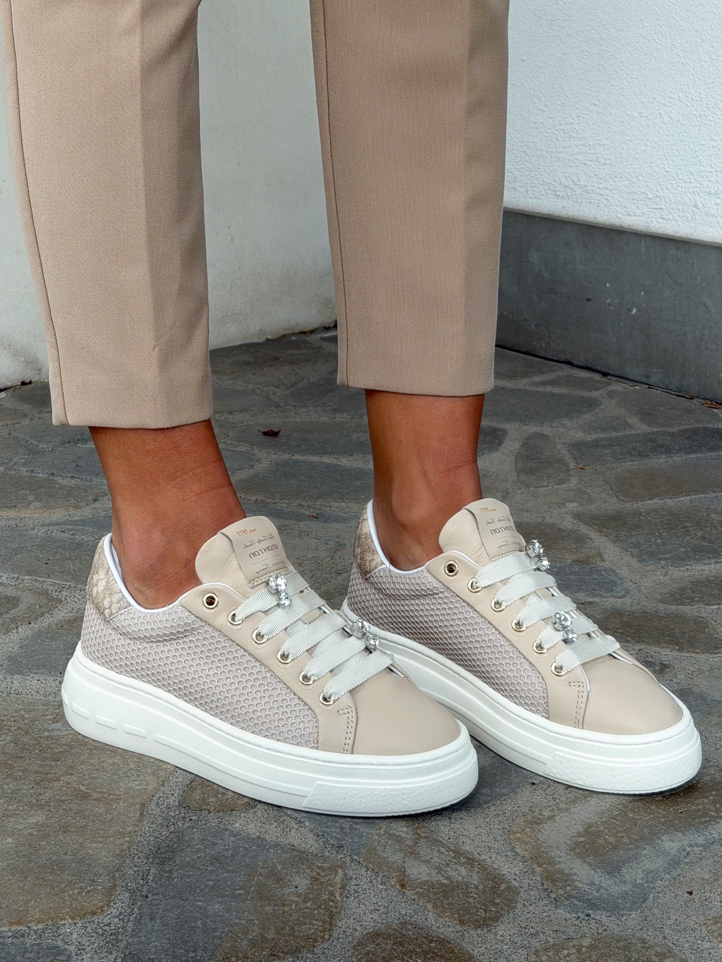 SNEAKERS MESH NUDE