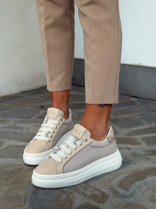 SNEAKERS MESH NUDE
