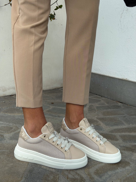 SNEAKERS MESH NUDE