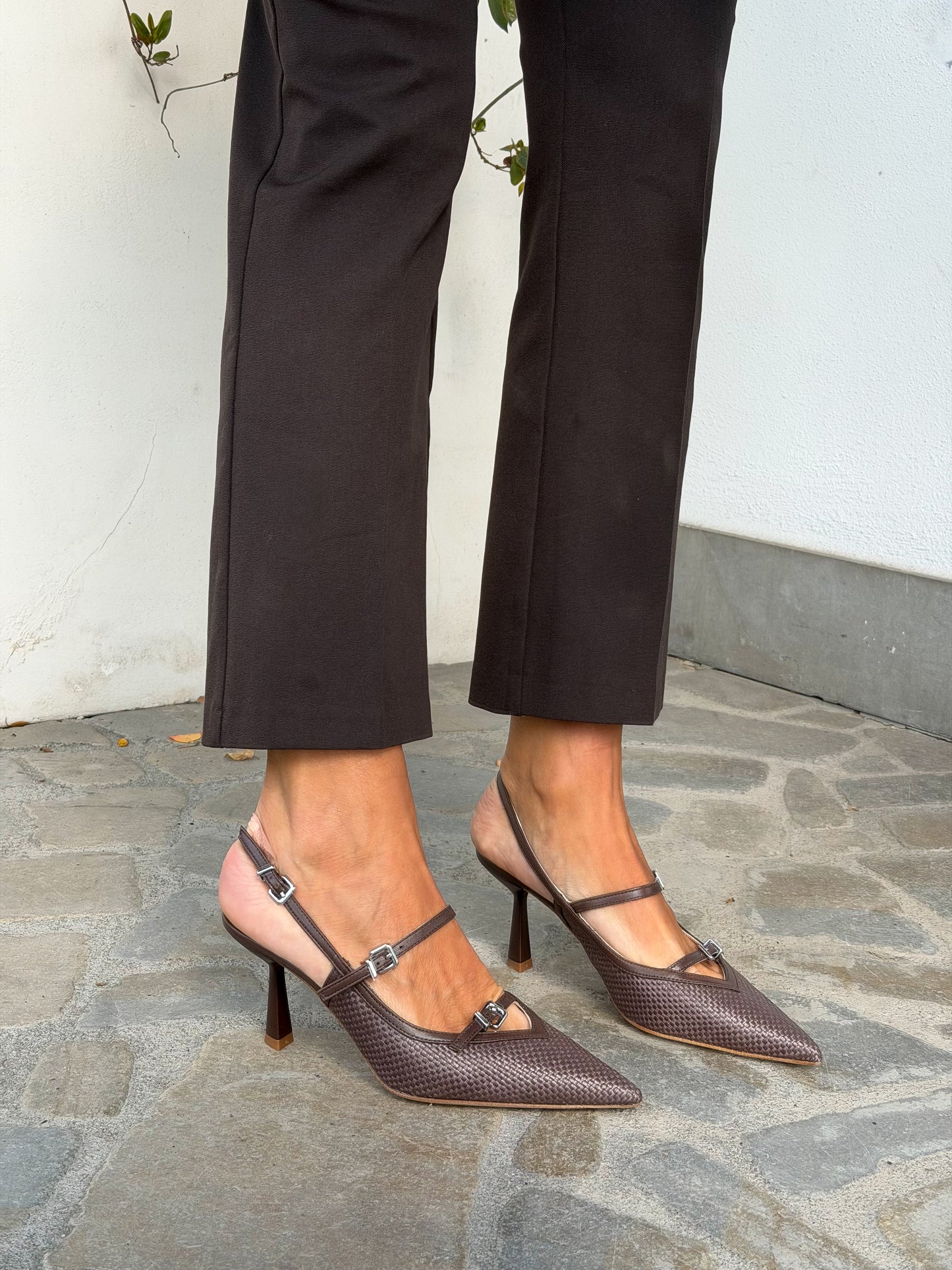 SLINGBACK LIA MARRONE