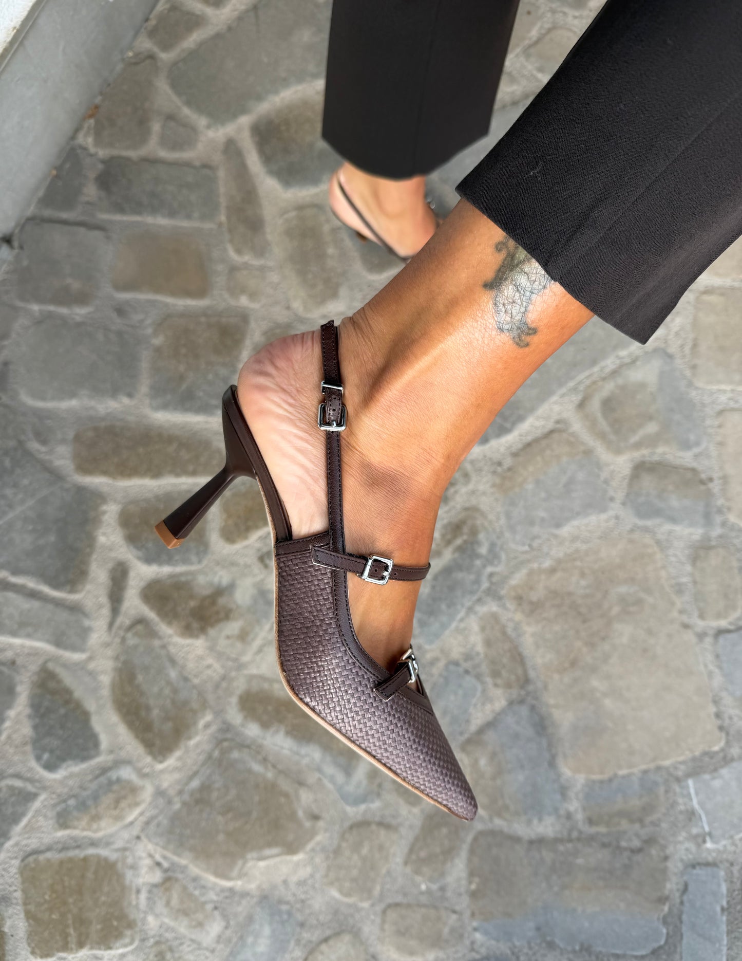 SLINGBACK LIA MARRONE