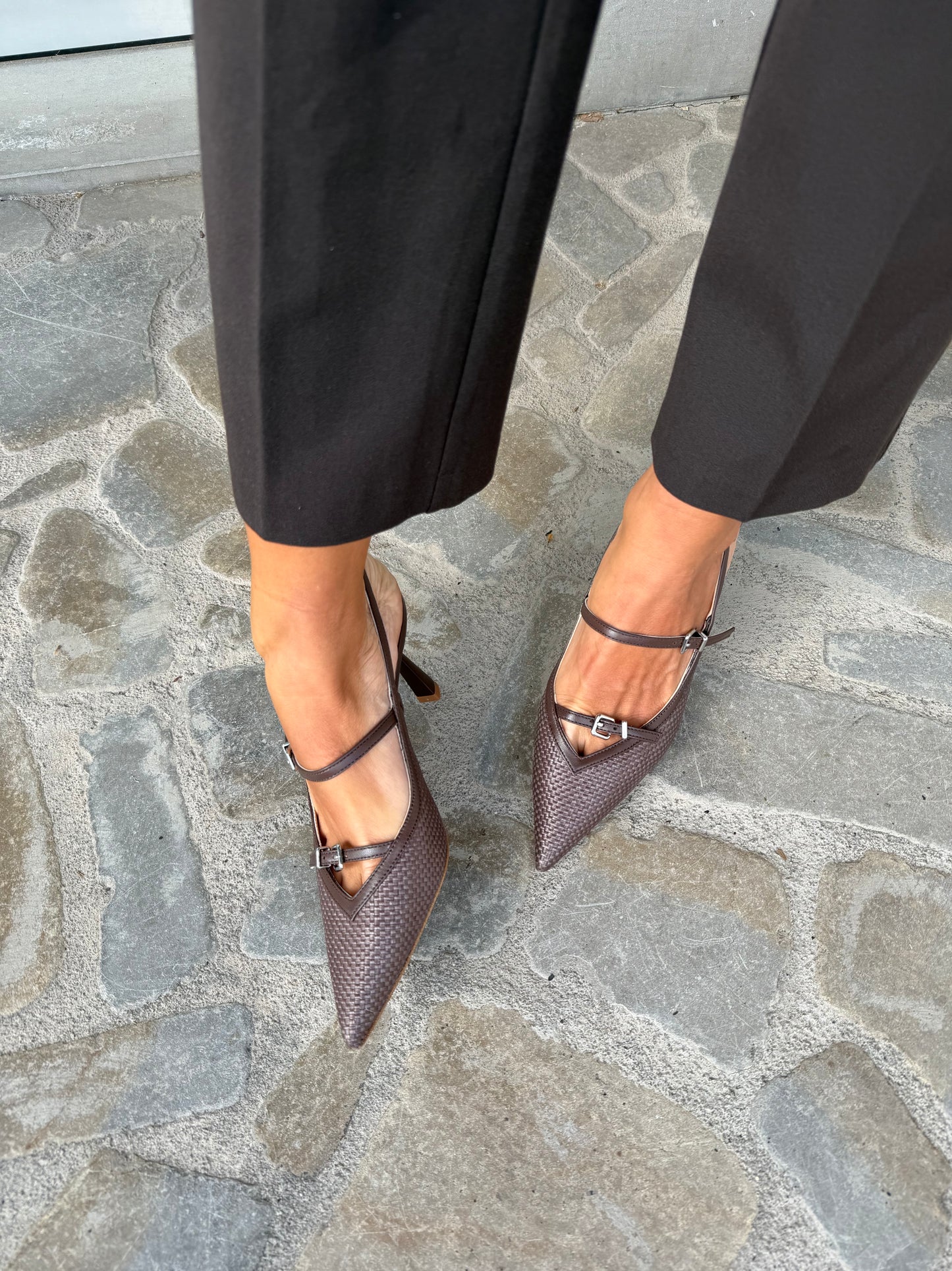 SLINGBACK LIA MARRONE