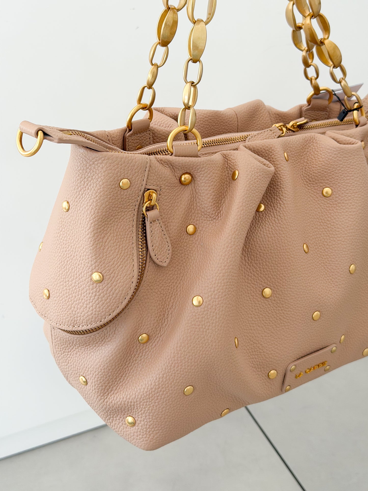 BORSA FOULARD NUDE